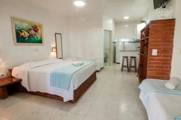 Flat Varanda Praia - Térreo - Apart Hotel Porto Kanoas