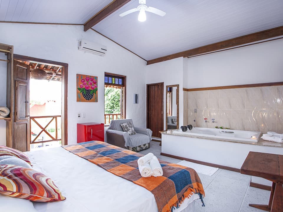 Quarto Master Luxo com Hidro - Pousada Recanto da Villa